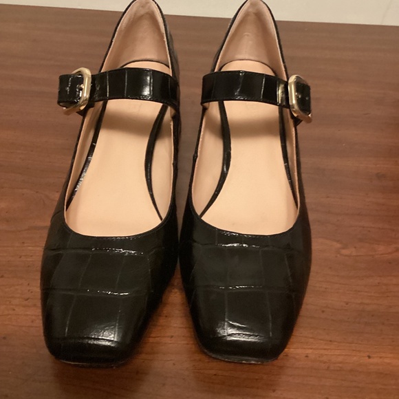 J.CREW CROC EMBOSSED MARY JANE SZ 9 - Picture 1 of 12